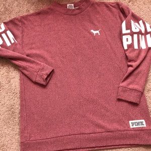 Thermal fleece sweater